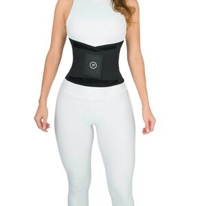 Black Waist Trainer Belt cinturilla de avispa neopreno entrenadora